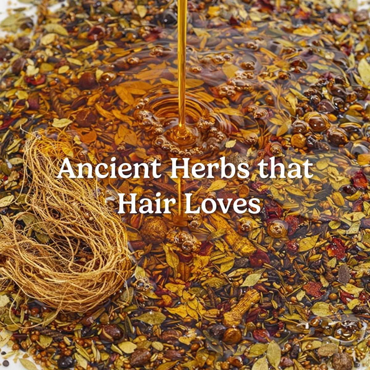 Homeda Premium Herbal Hair Oil Mix with 18 Ayurvedic Herbs for Hair Growth - Natural Indian Herbal Mask - Strong Roots & Scalp Care - DIY Infusion (5.28 oz / 150g)