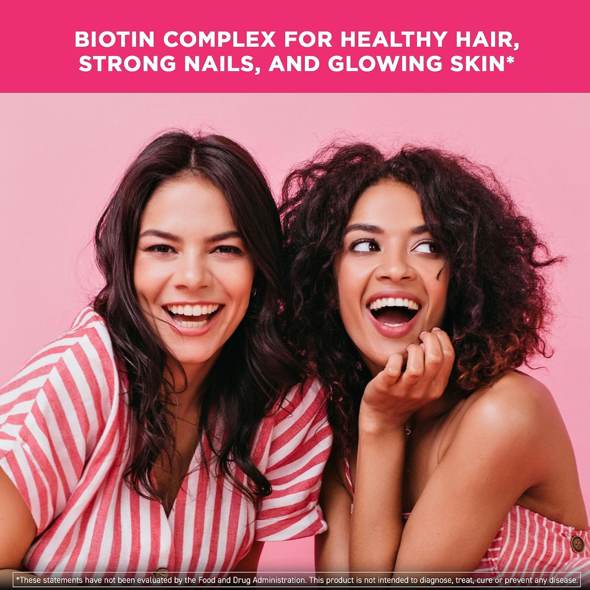 Vital Vitamins Biotin Complex with Collagen & Hyaluronic Acid - 5,000mcg Biotin, MSM & Vitamin C for Hair, Skin & Nails, Non-GMO, For Women & Men, 60 Capsules check