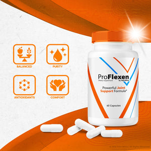ProFlexen Capsules, ProFlexen Advanced Joint Support Formula, ProFlexen Collagen Support Pills, All Natural Supplement for Healthy and Flexible Joints, Official Pro Flexen Joint Reviews (60 Capsules) NutraRizeBuy Supplements Australia