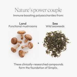 Simplix | Natural Supplement to Strengthen The Immune System | Respond to Outbreaks | Source of Highly Researched Mushroom & Seaweed Polysaccharides 60 Veggie Capsules (3 Pack) (180 Count) Papillex buy supplements Au