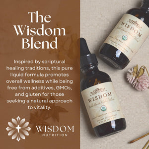 Organic Turmeric, Frankincense and Myrrh – Herbal Supplement Blend for Energy, Detox, Focus, Immunity & Stress – Non-GMO Vegan Tonic with Milk Thistle – Wisdom Bible Based Blend – 2oz Liquid Drops Wisdom NutritionBuy Supplements Australia