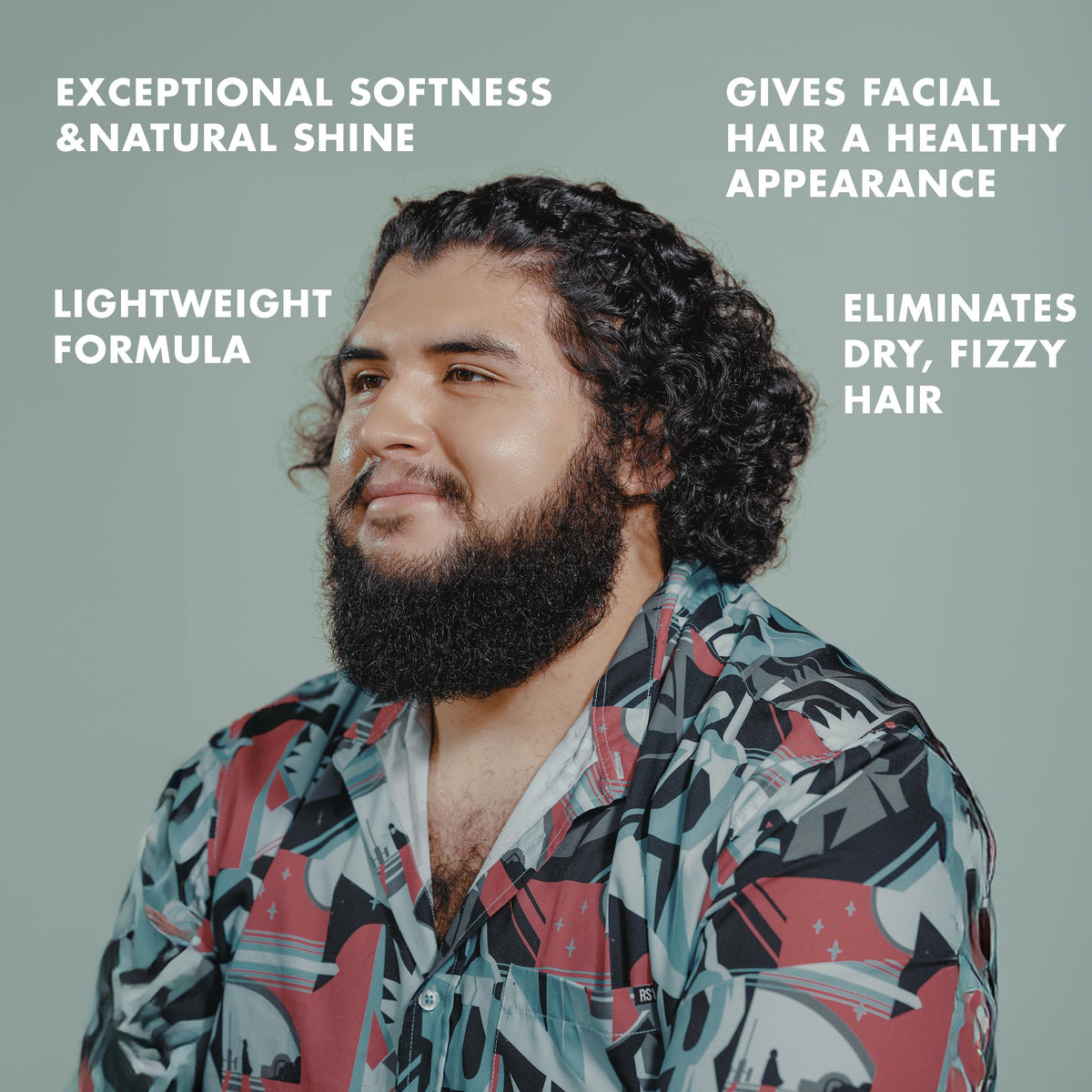 Hanz de Fuko Vegan Hair and Beard Oil - Supports Growth, Beard Health and Softer, Smoother Hair - Hydrating Formula with Argan & Jojoba Oil, Vitamin E and Grape Seed Extract –1.76 oz., Travel Size