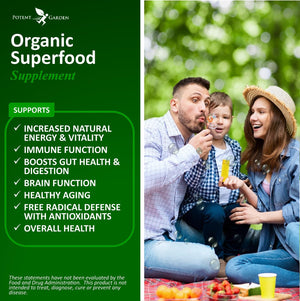 Potent Garden Daily Nutrition Bundle – Superfood Greens + Multivitamin Potent Garden buy supplements Au