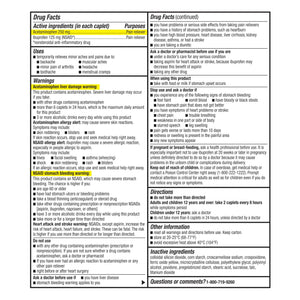 GoodSense Dual Action Acetaminophen and Ibuprofen (NSAID) Tablets, 250 mg/125 mg, Back Pain, 144 Count GoodSenseBuy Supplements Australia