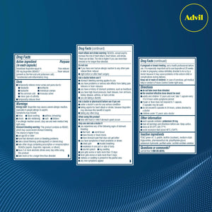 Advil Liqui-Gels Pain Reliever and Fever Reducer, Pain Medicine for Adults with Ibuprofen 200mg for Headache, Backache, Menstrual Pain and Joint Pain Relief - 200 Liquid Filled Capsules AdvilBuy Supplements Australia