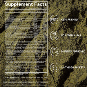 FACTOR FORM Daily Greens Superfood Powder | 5 Functional Blends for Gut Health, Energy & Immunity | Prebiotics, Probiotics, Adaptogens, B Vitamins (7 Servings, Individual Packets) FACTOR FORMBuy Supplements Australia