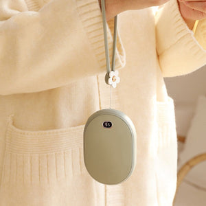 Mini 10000mAh power bank with hand warmer