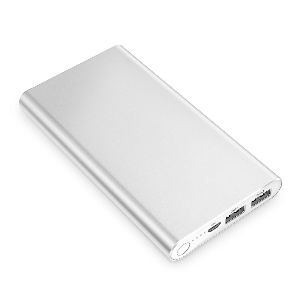 12000mAh Ultra-Thin Aluminum Alloy Power Bank - Portable Fast Charger