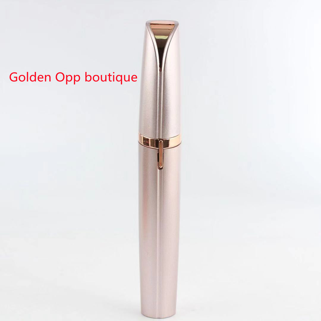 Flawlessly Brows Electric Eyebrow Remover - Painless Precision Hair Trimmer with LED Light
