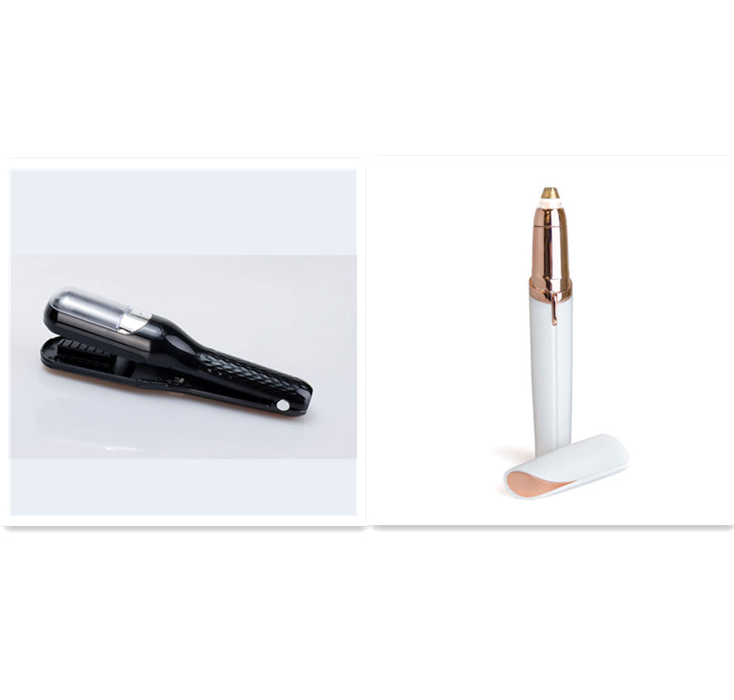 Flawlessly Brows Electric Eyebrow Remover - Painless Precision Hair Trimmer with LED Light