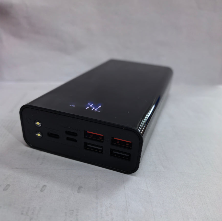 30000mAh High Capacity Power Bank - LCD Display Portable Charger