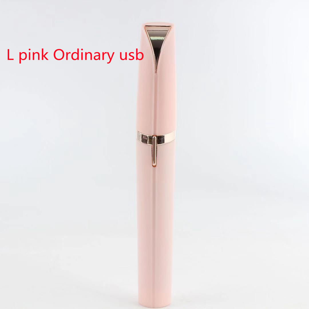 Flawlessly Brows Electric Eyebrow Remover - Painless Precision Hair Trimmer with LED Light